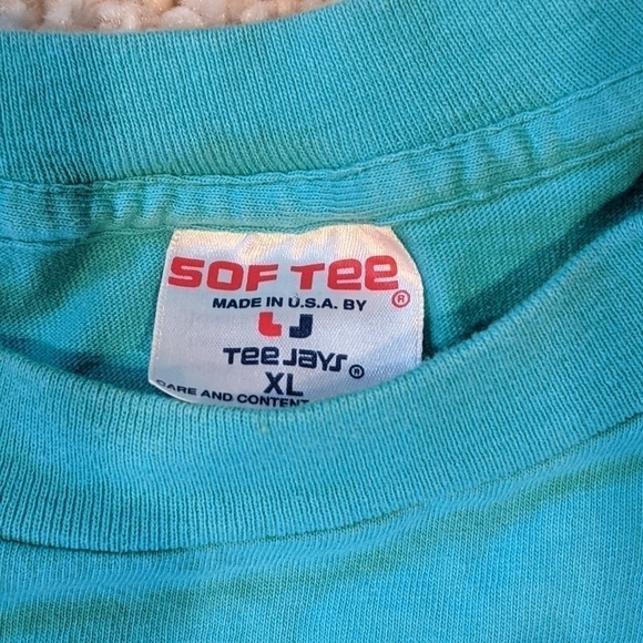 VINTAGE 90s Six Flags Texas Single Stitch X-Large T-shirt - Picture 2 of 4